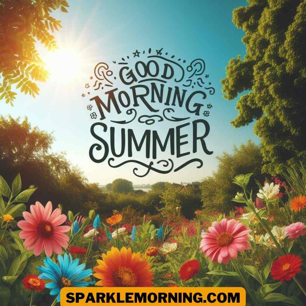 good morning summer images