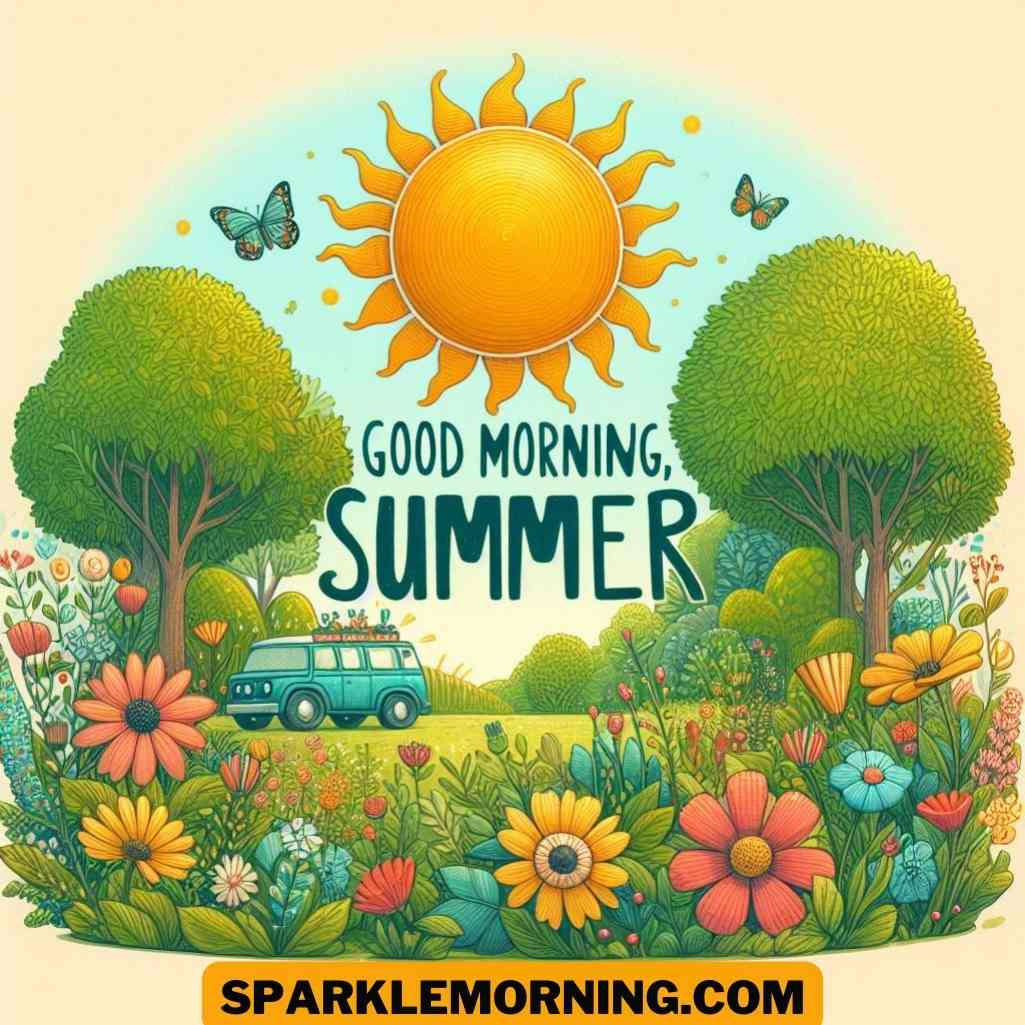 good morning summer images