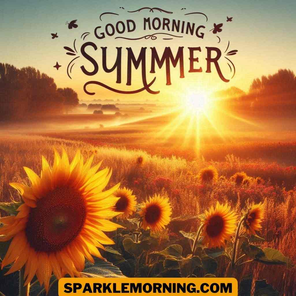 good morning summer images