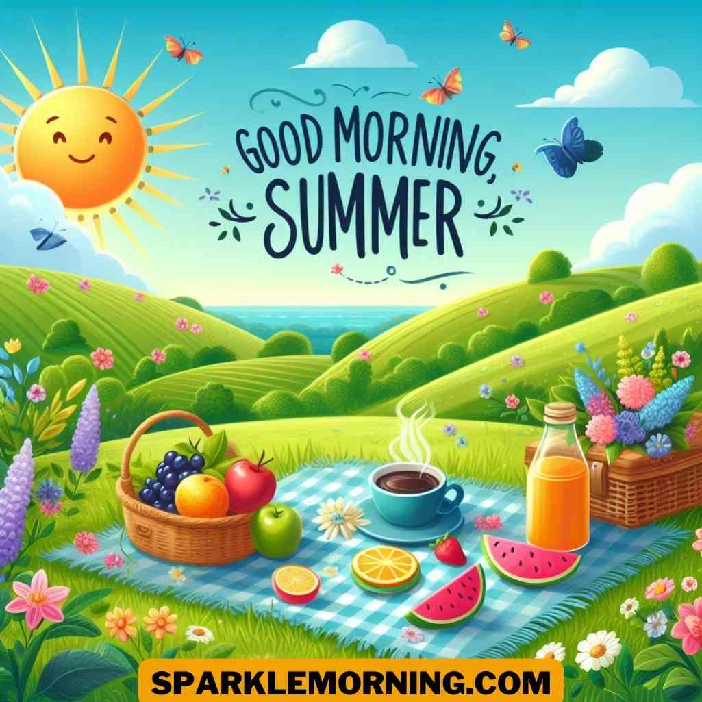 good morning summer images