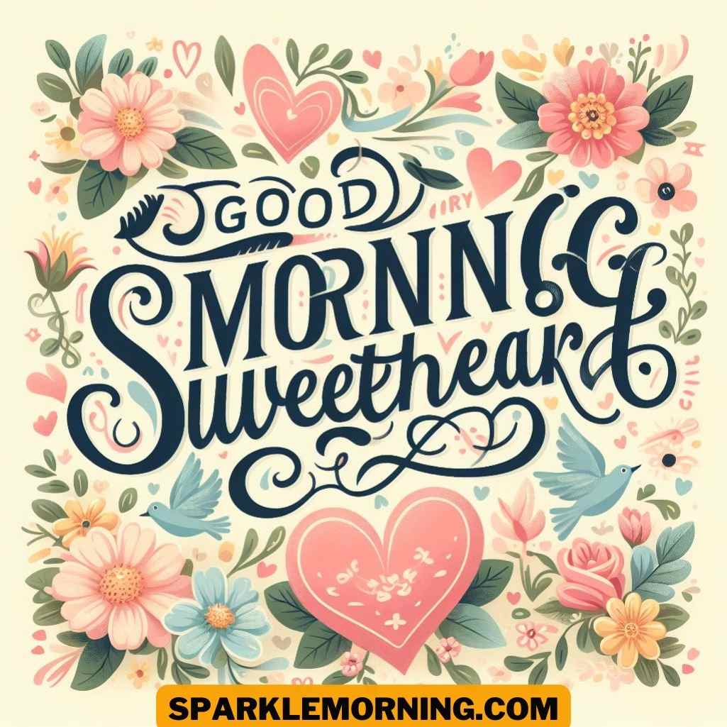 Good Morning Sweetheart Images