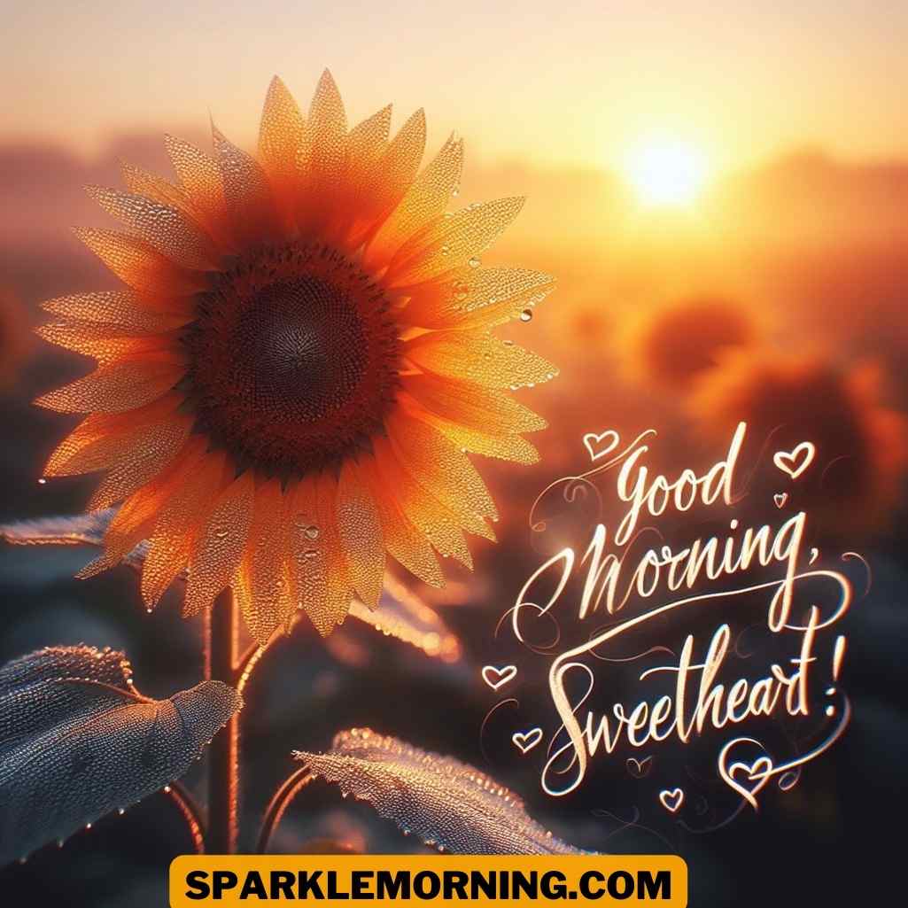 Good Morning Sweetheart Images