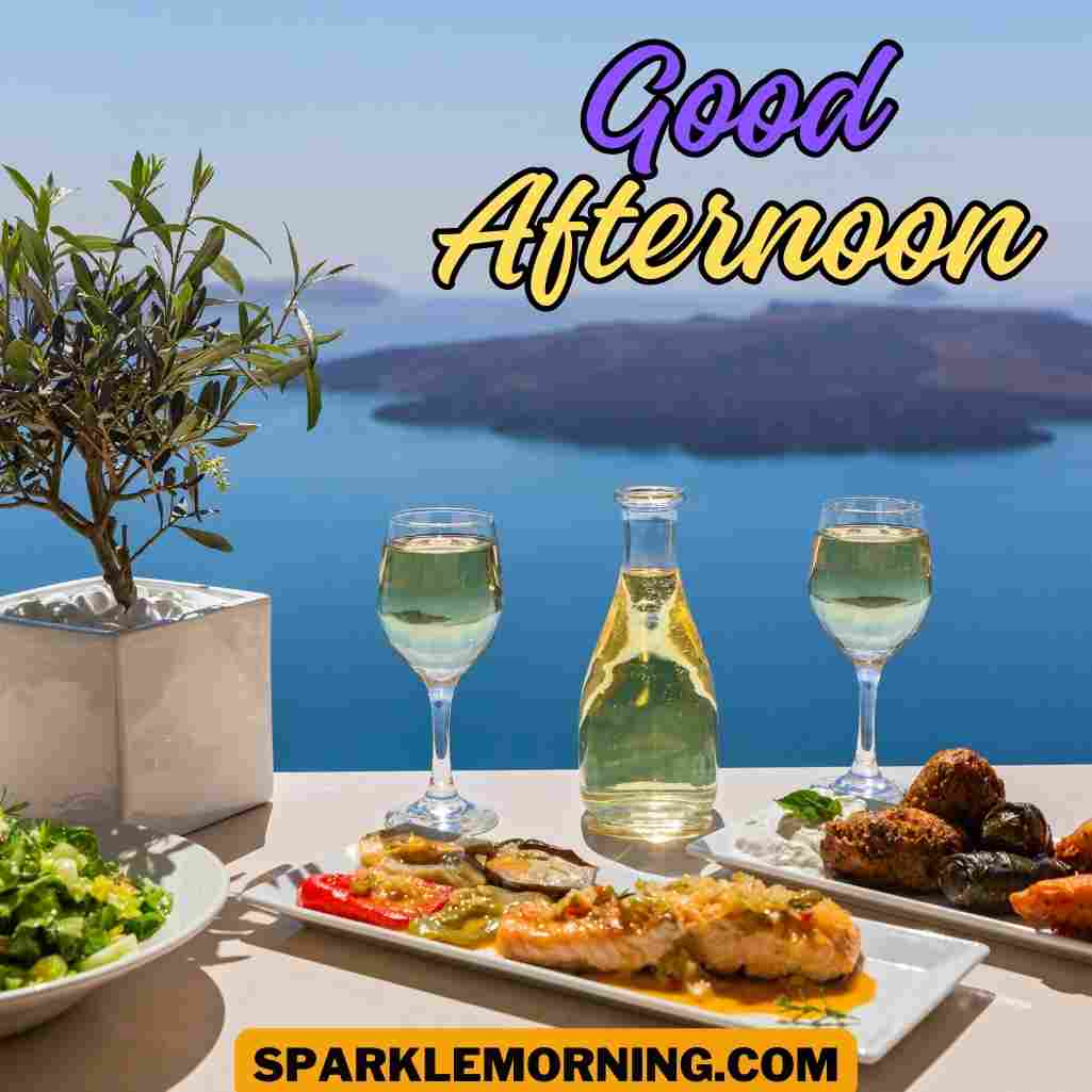good afternoon lunch images