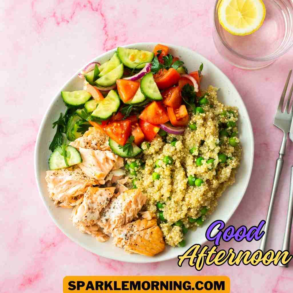 good afternoon lunch images
