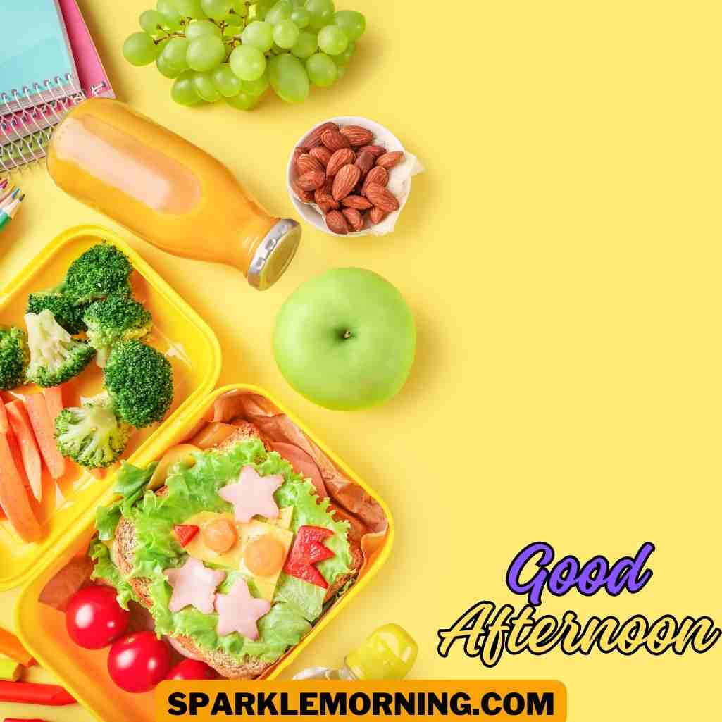 good afternoon lunch images