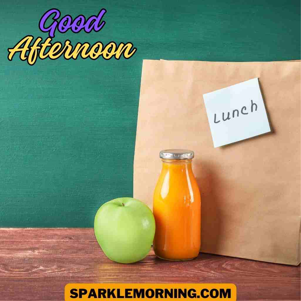 good afternoon lunch images