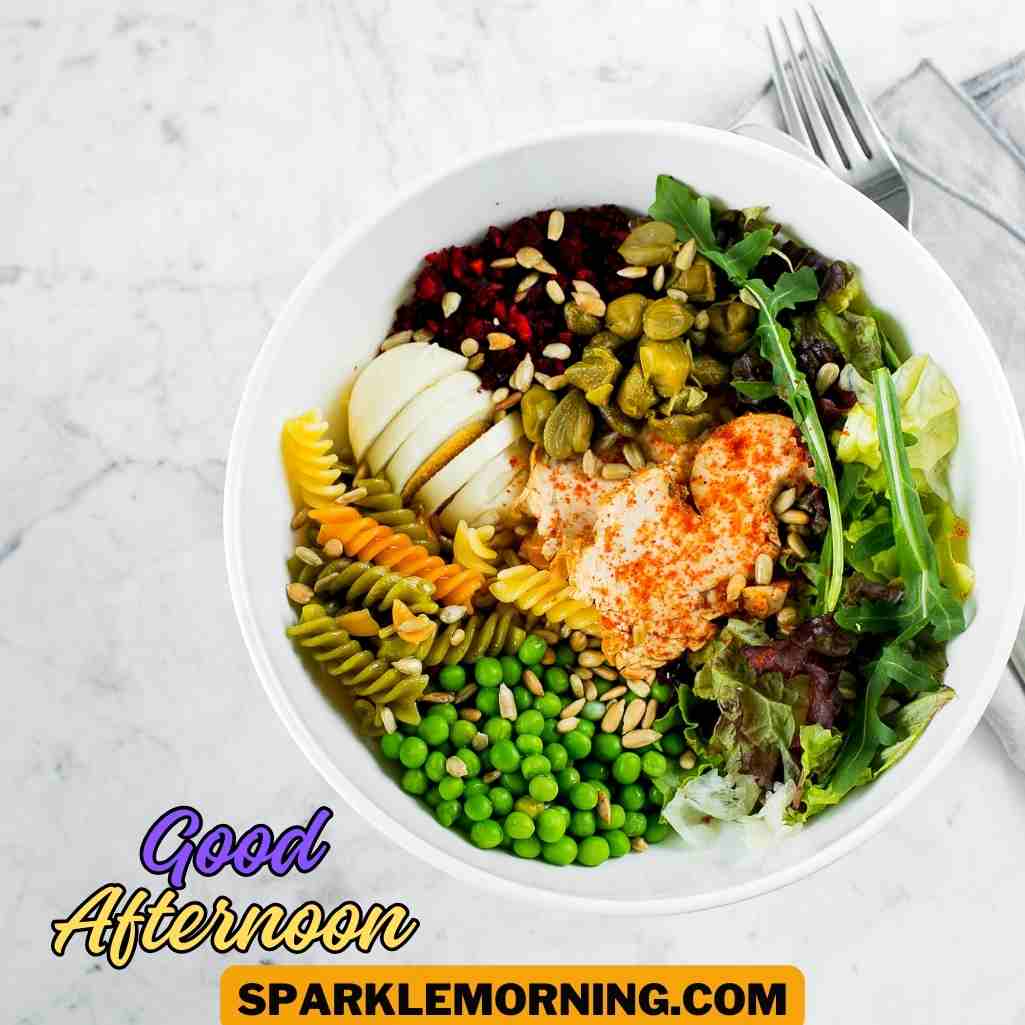 good afternoon lunch images
