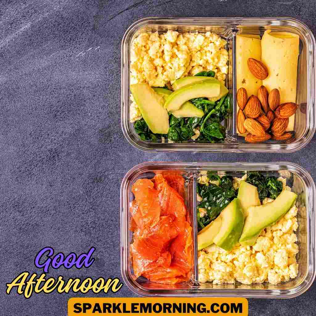 good afternoon lunch images