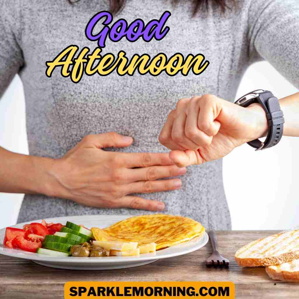 good afternoon lunch images