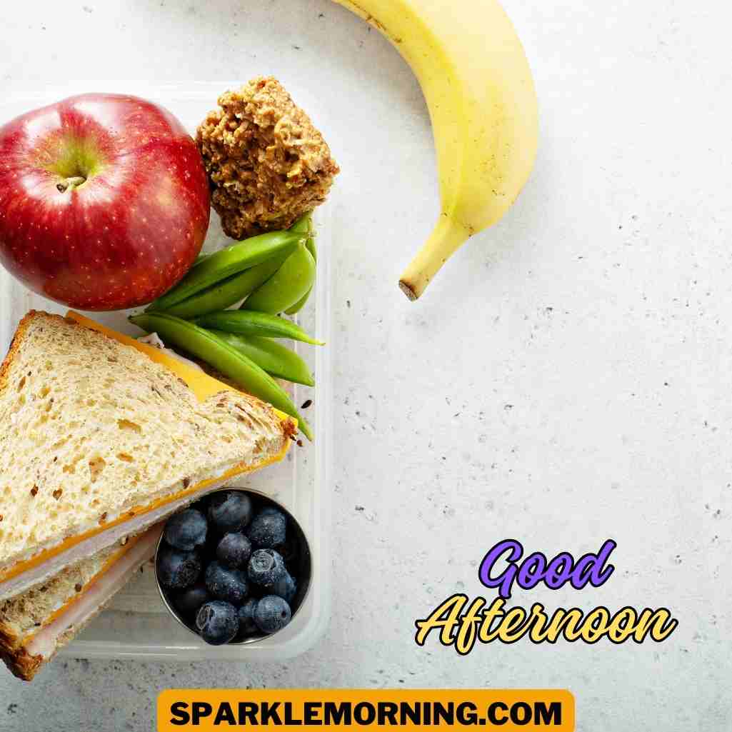 good afternoon lunch images