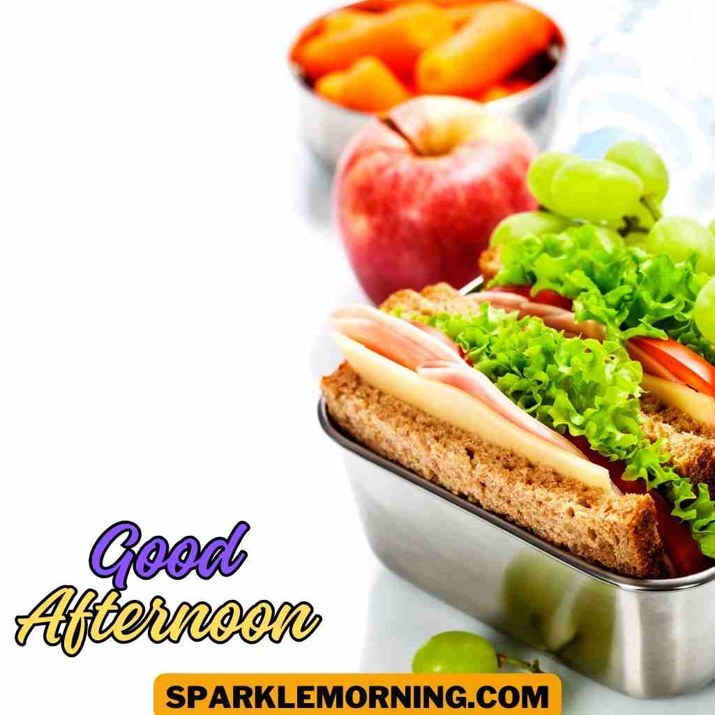 good afternoon lunch images