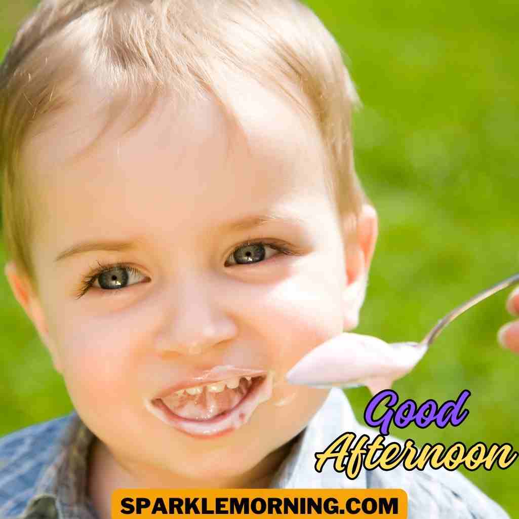 good afternoon lunch images