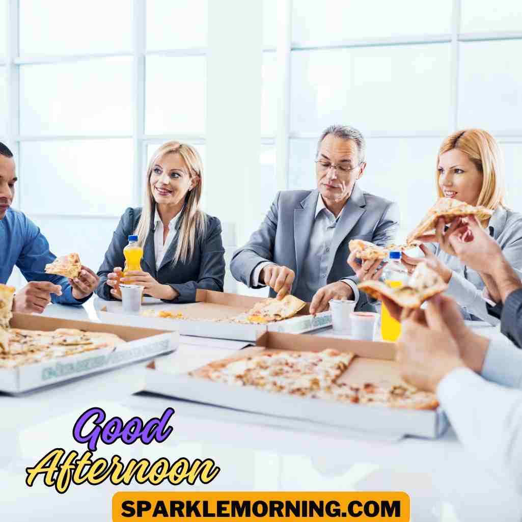 good afternoon lunch images