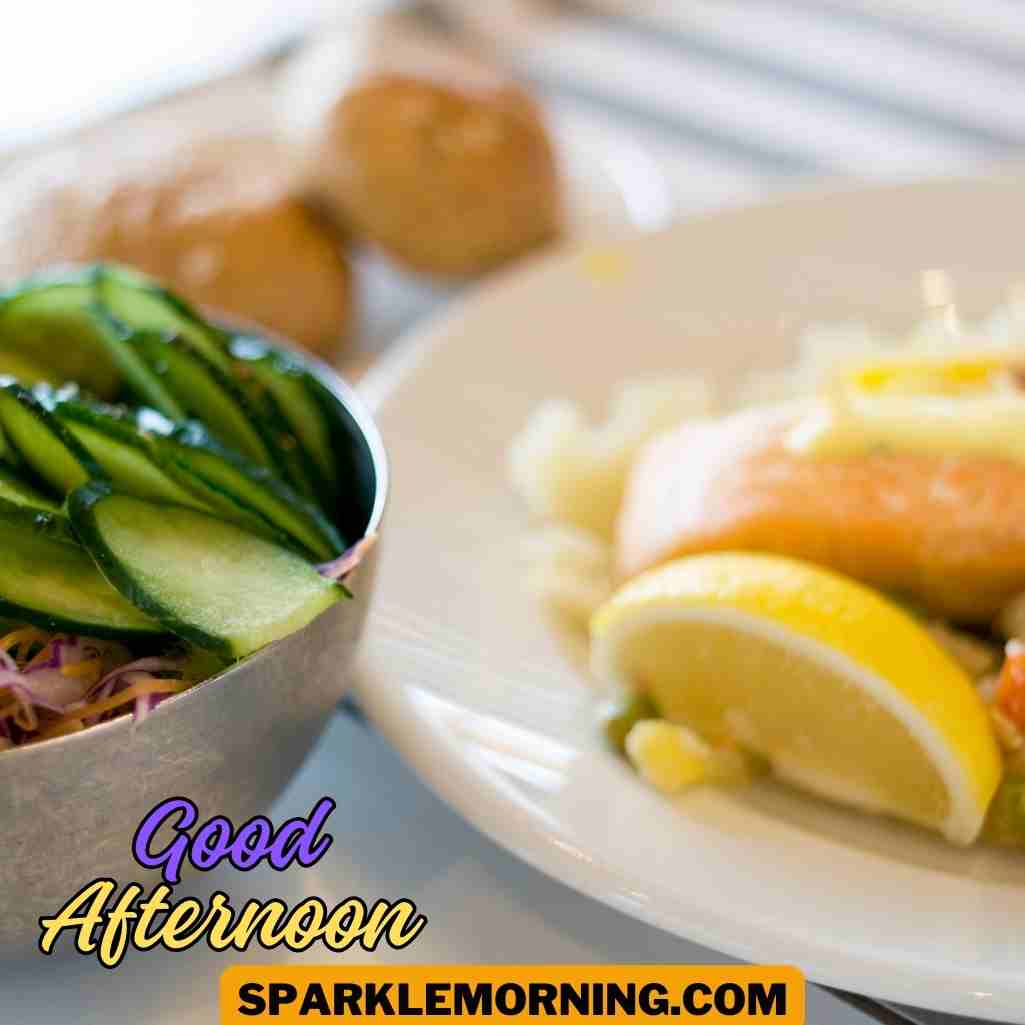 good afternoon lunch images