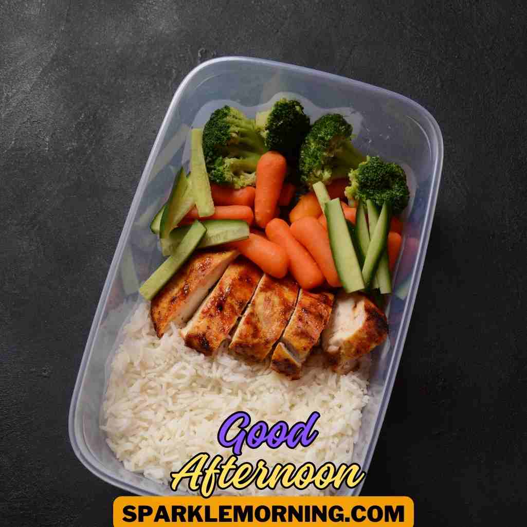 good afternoon lunch images