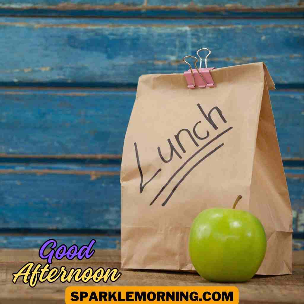 good afternoon lunch images