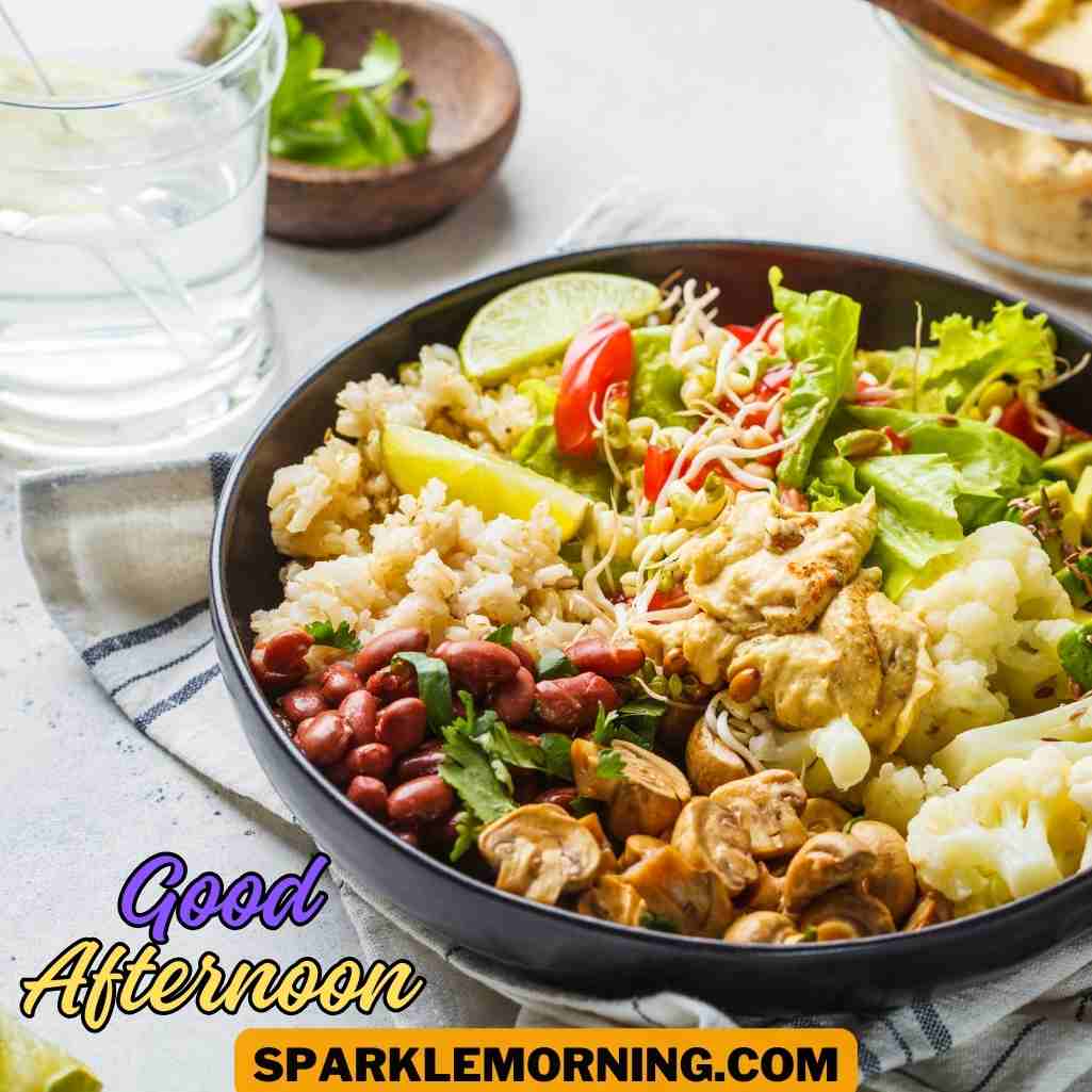 good afternoon lunch images