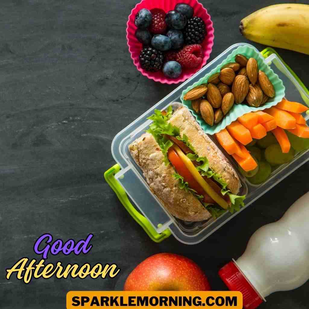 good afternoon lunch images
