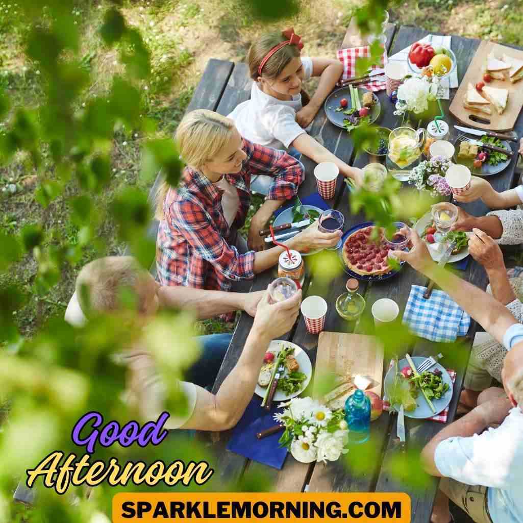 good afternoon lunch images
