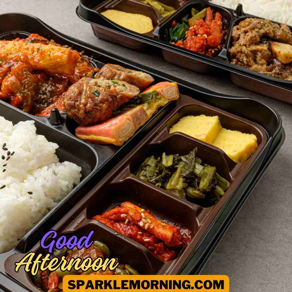 good afternoon lunch images