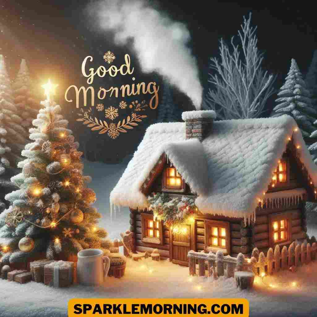 good morning christmas image