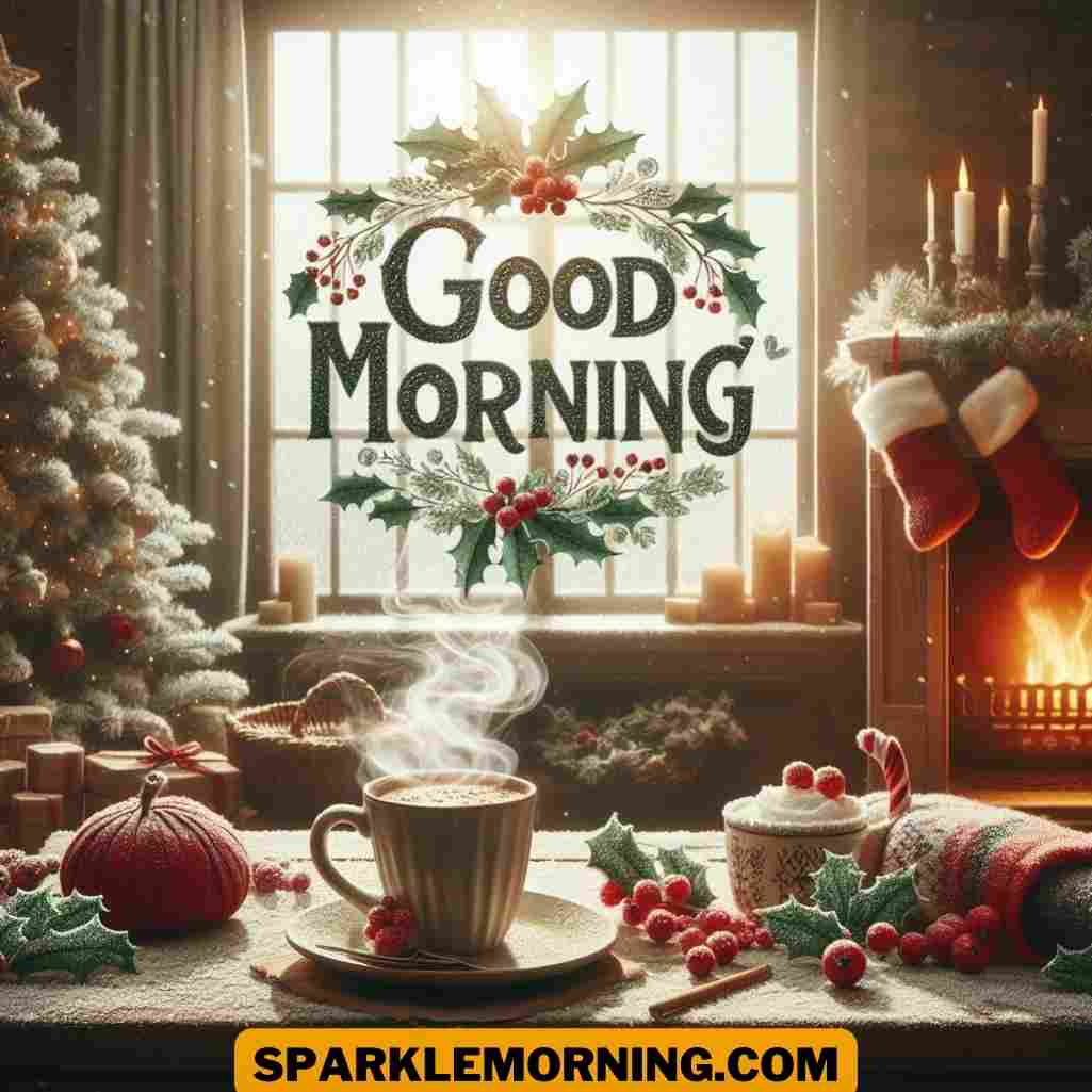 good morning christmas image