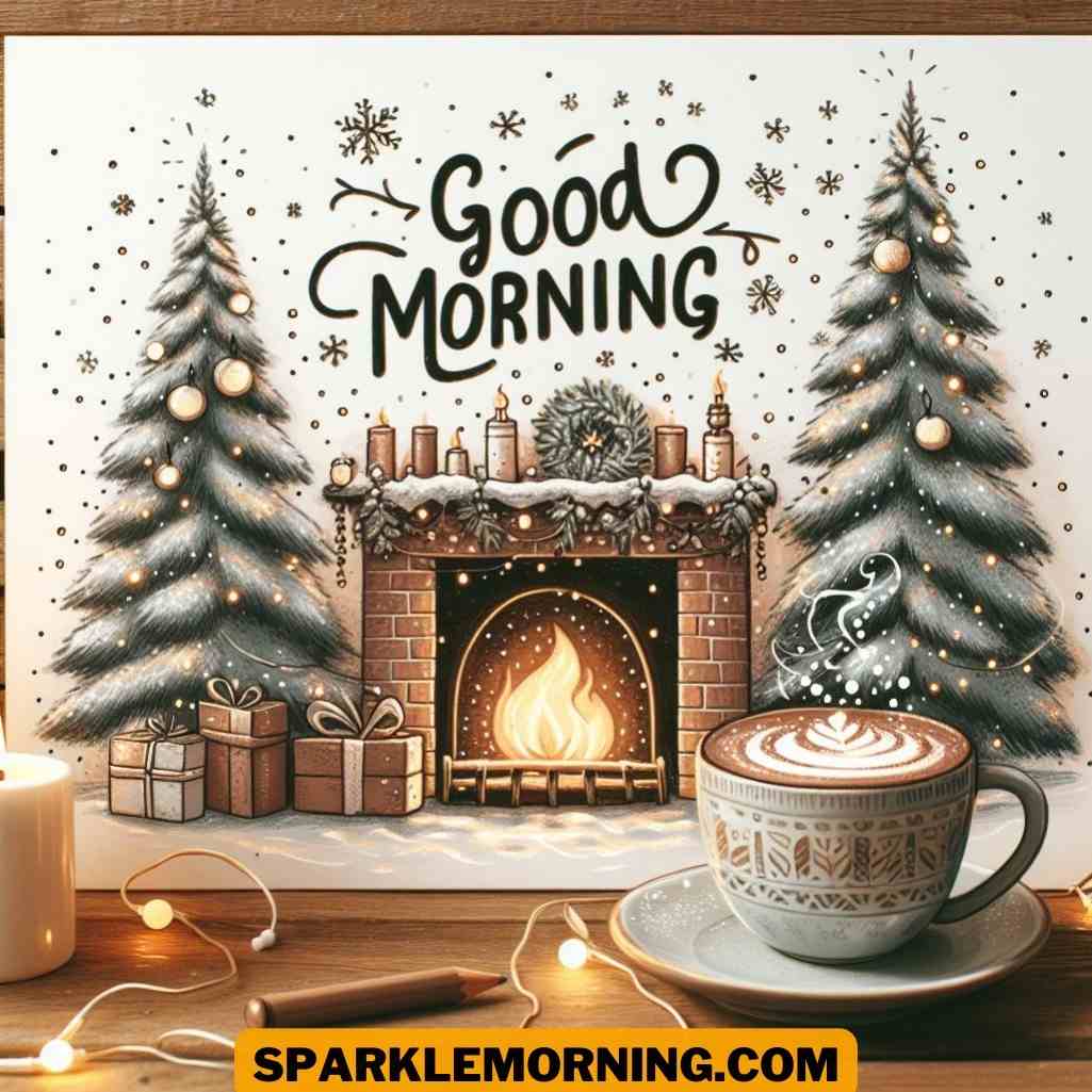 good morning christmas image