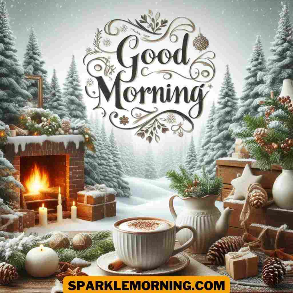 good morning christmas image