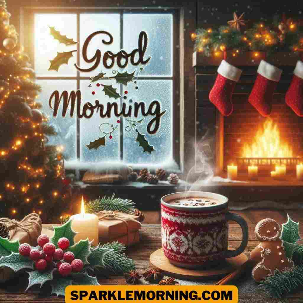 good morning christmas image