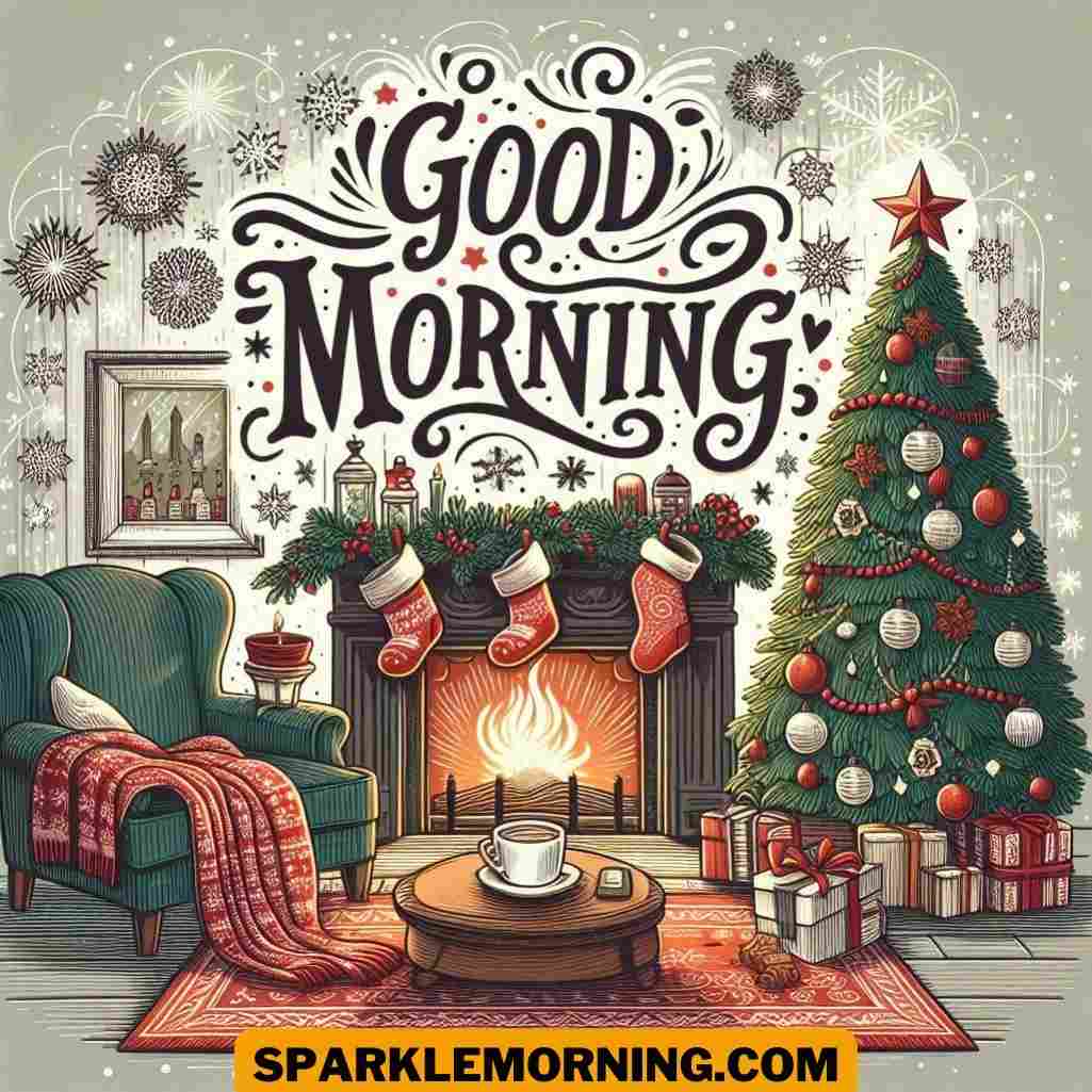 good morning christmas image