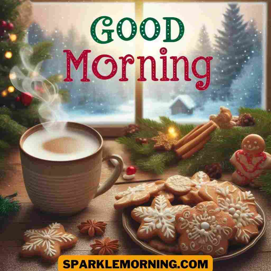 good morning christmas image