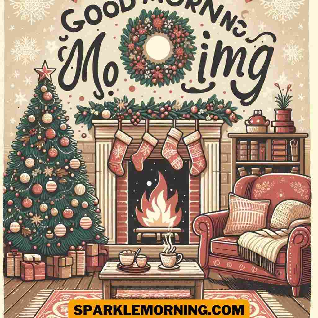 good morning christmas image
