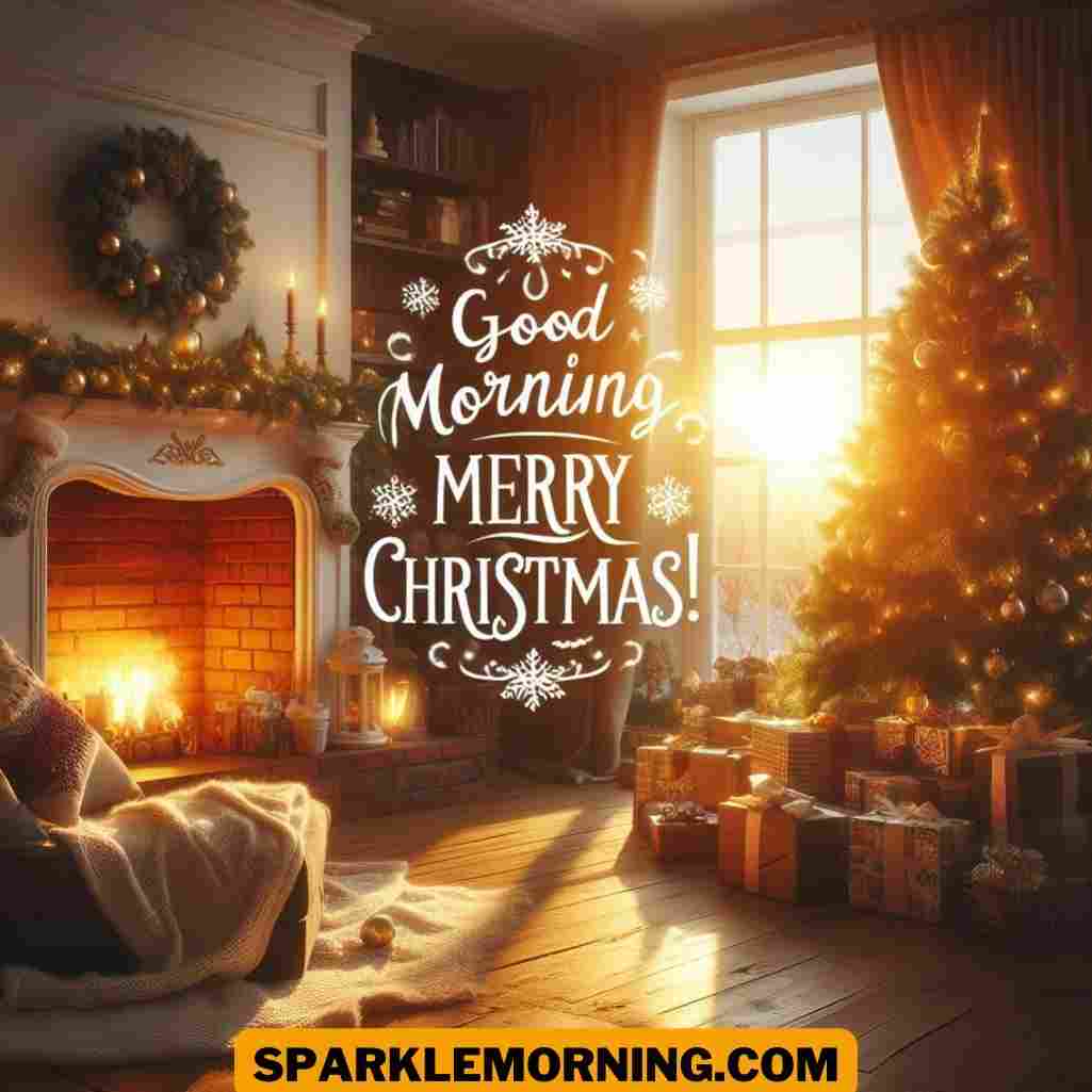 good morning christmas image