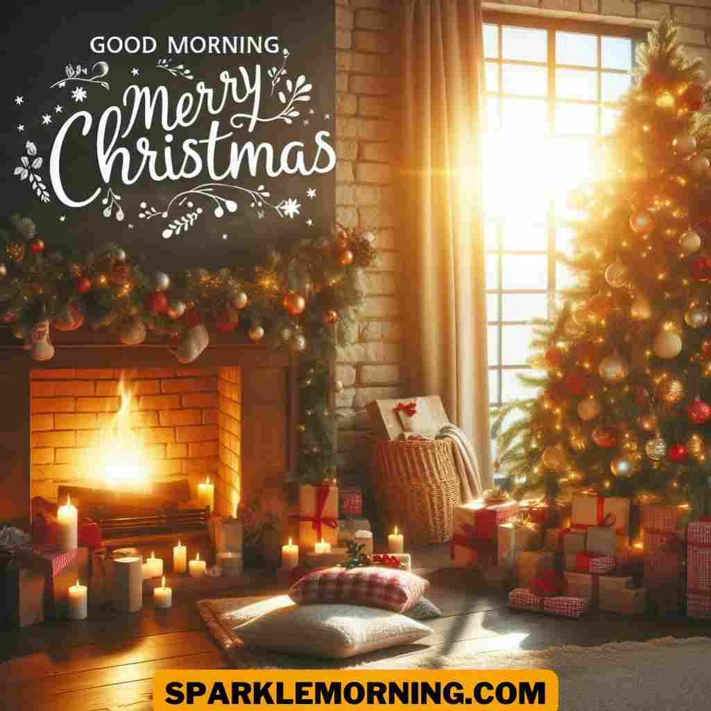 good morning christmas image