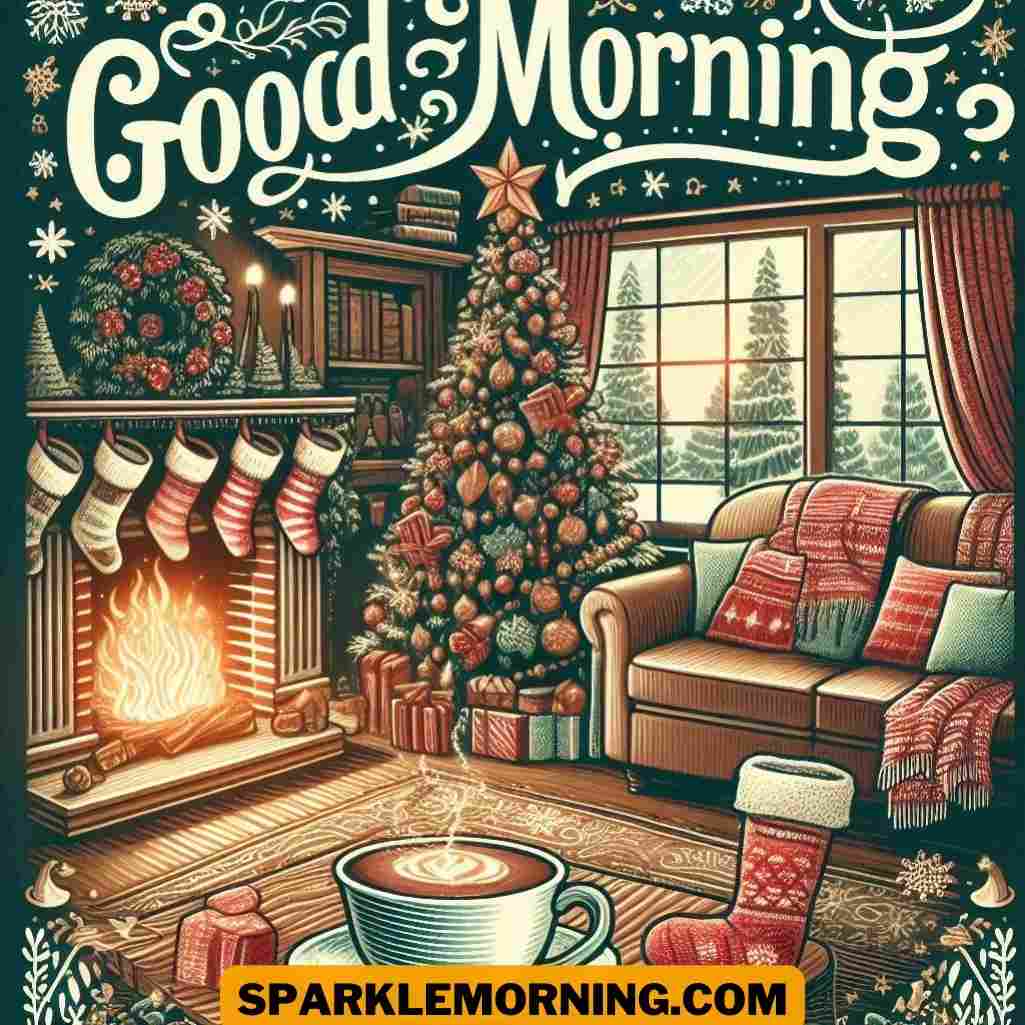 good morning christmas image