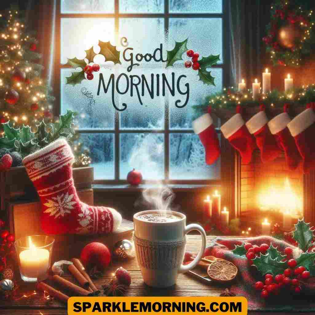good morning christmas image