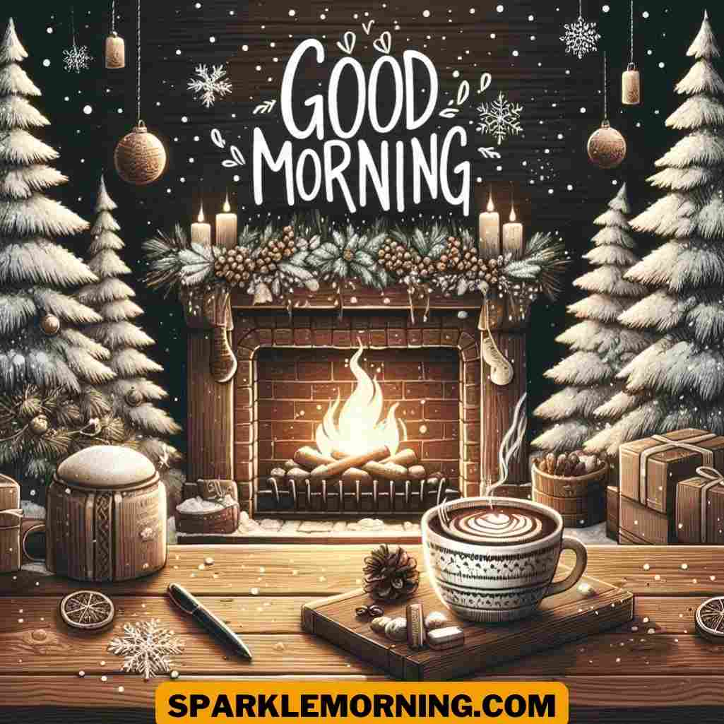 good morning christmas image