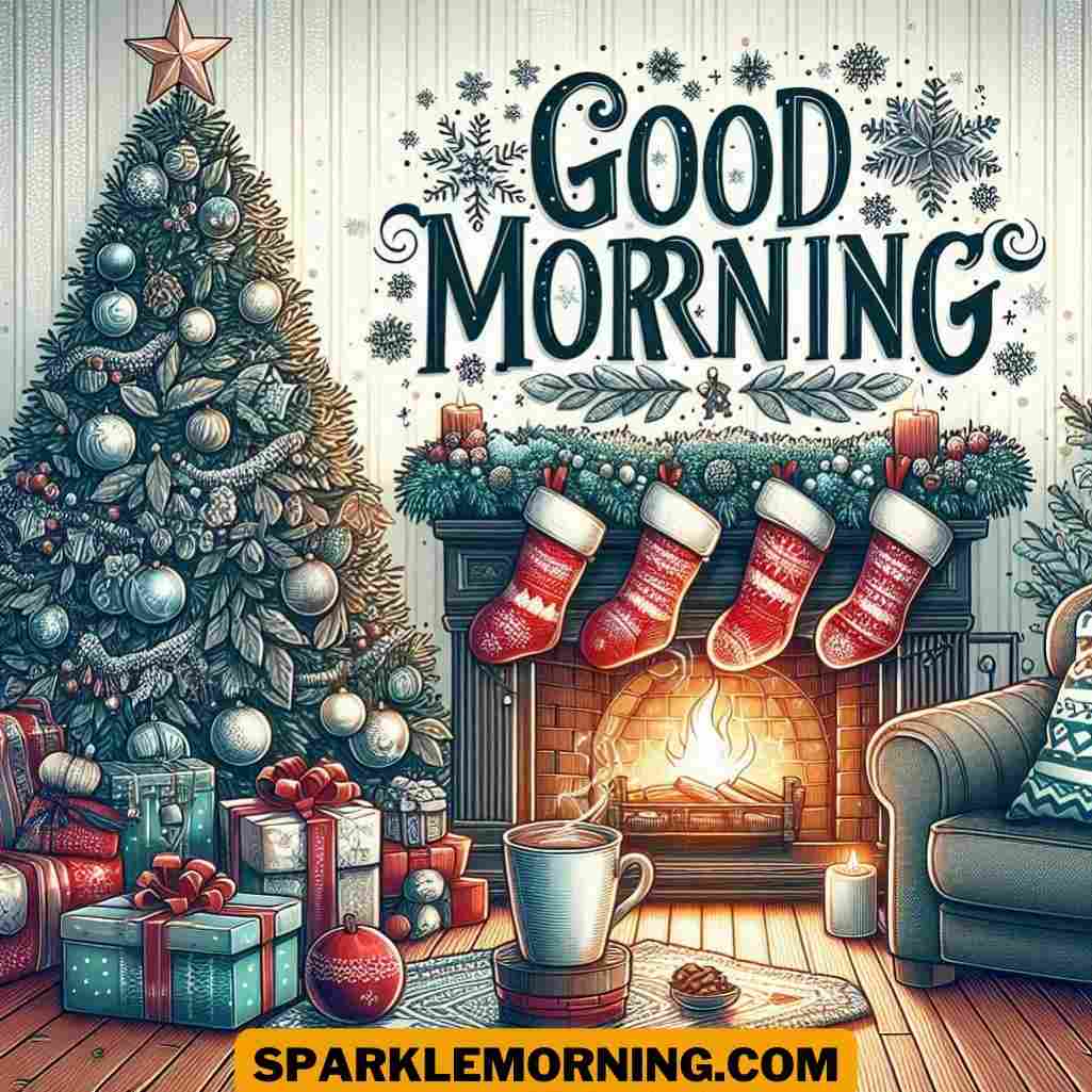good morning christmas image