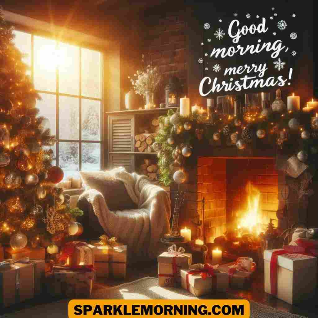 good morning christmas image
