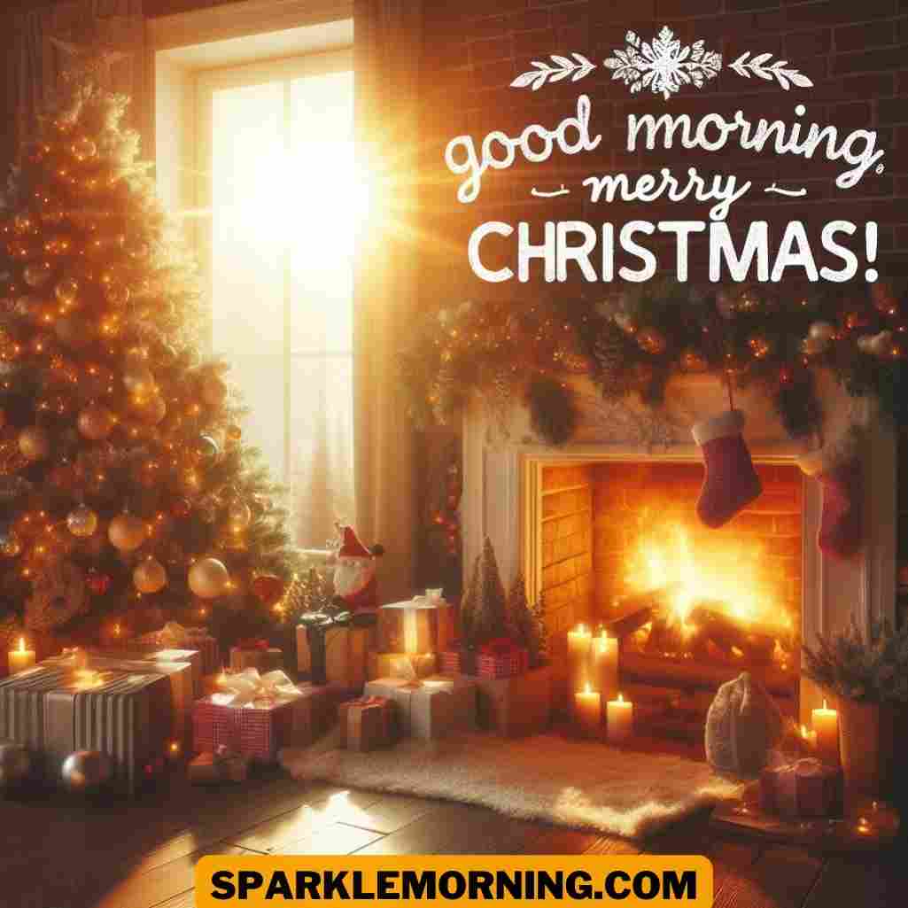 good morning christmas image