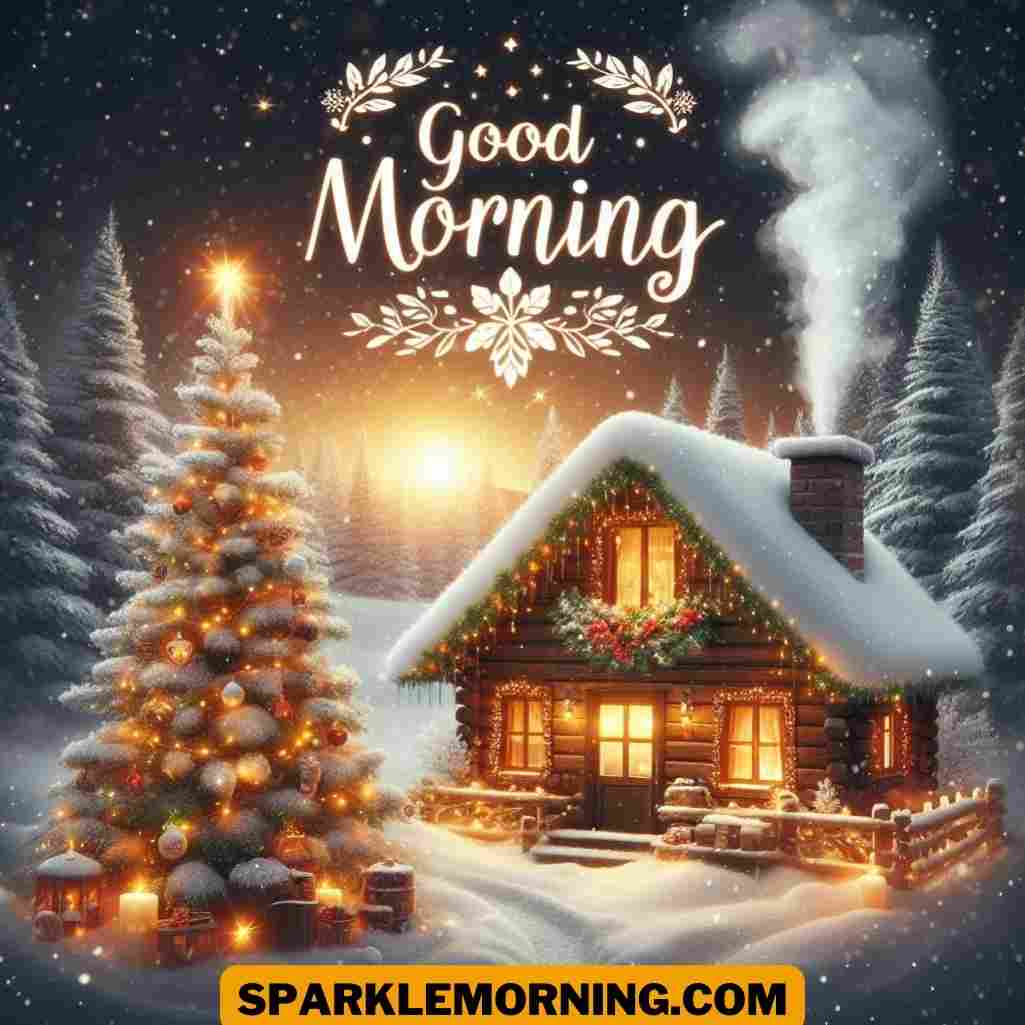 good morning christmas image