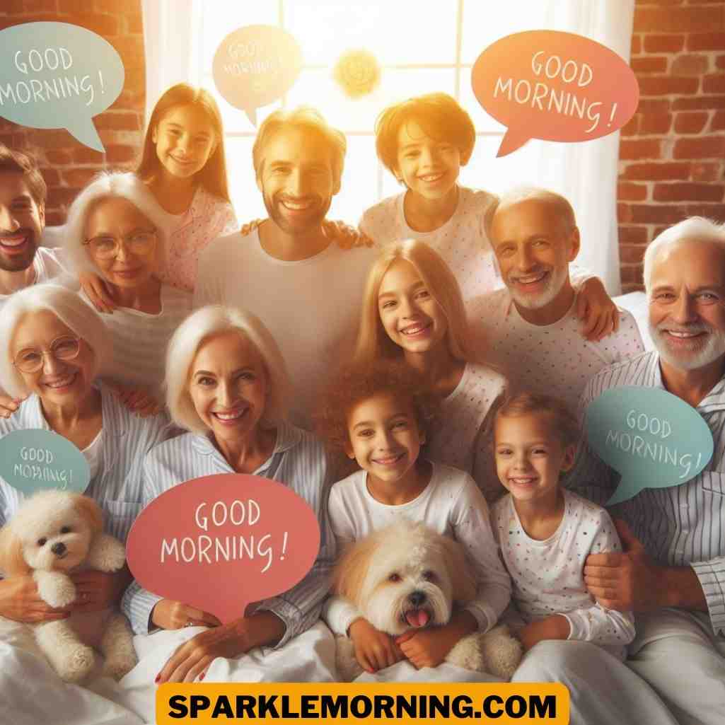good morning family images