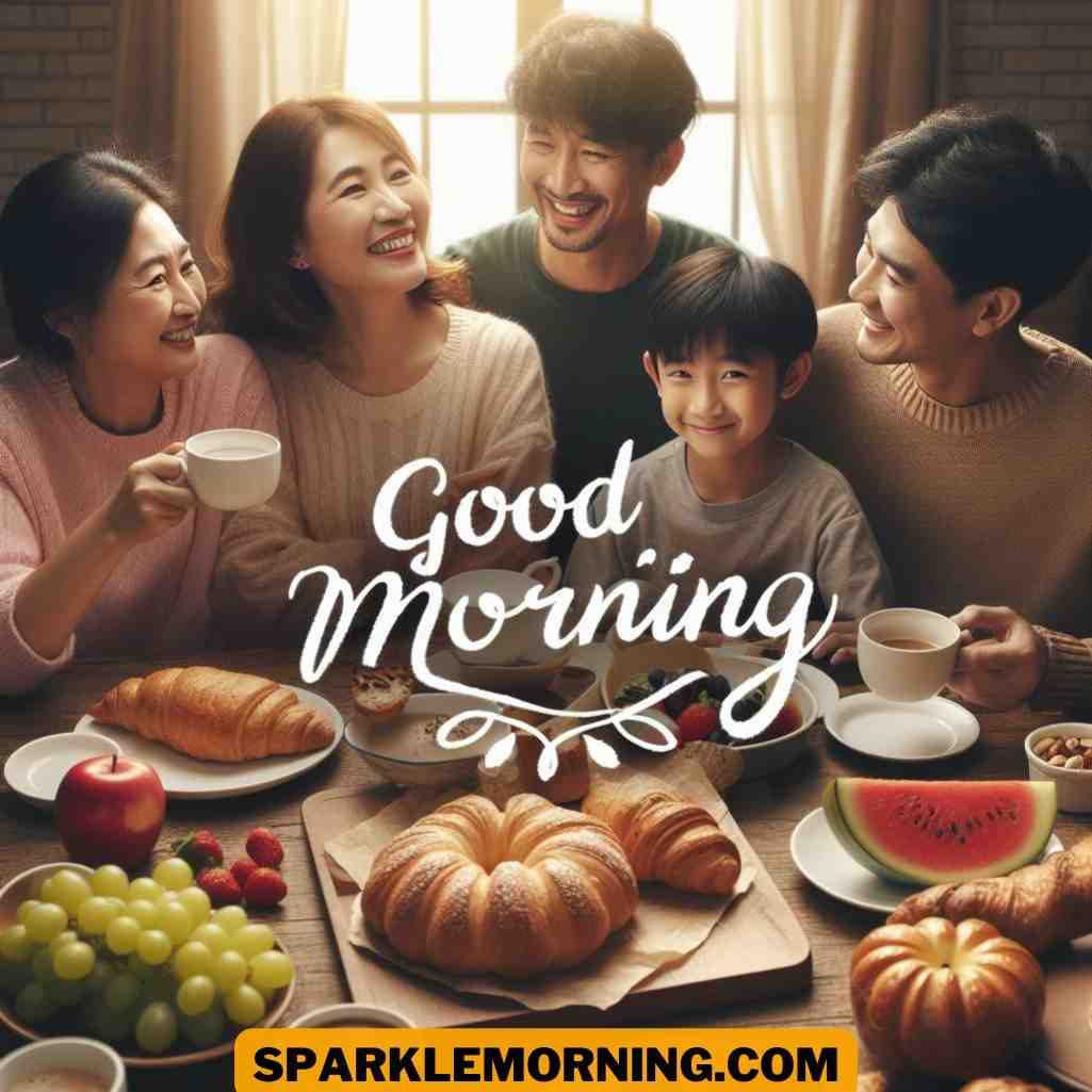 good morning family images