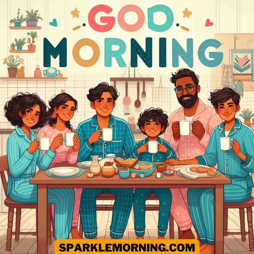 good morning family images