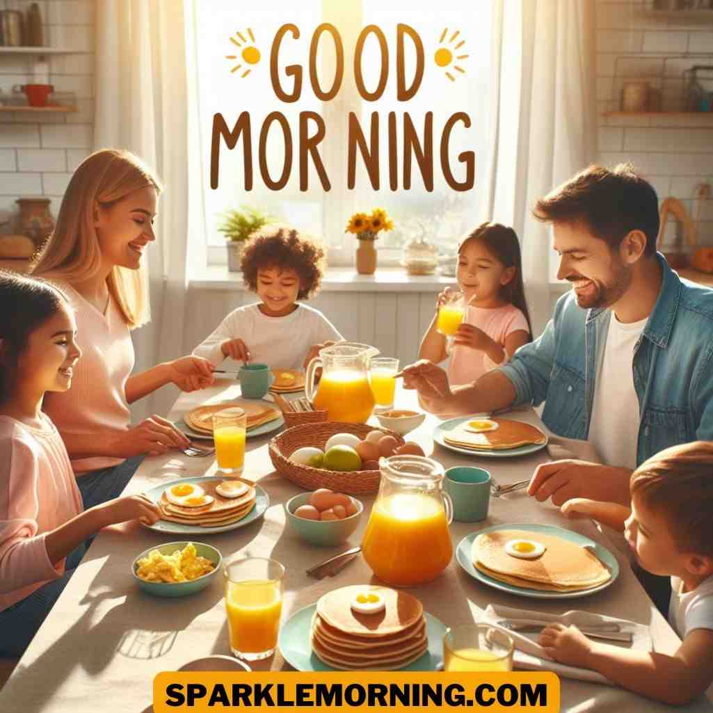good morning family images
