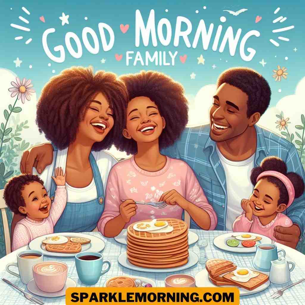 good morning family images