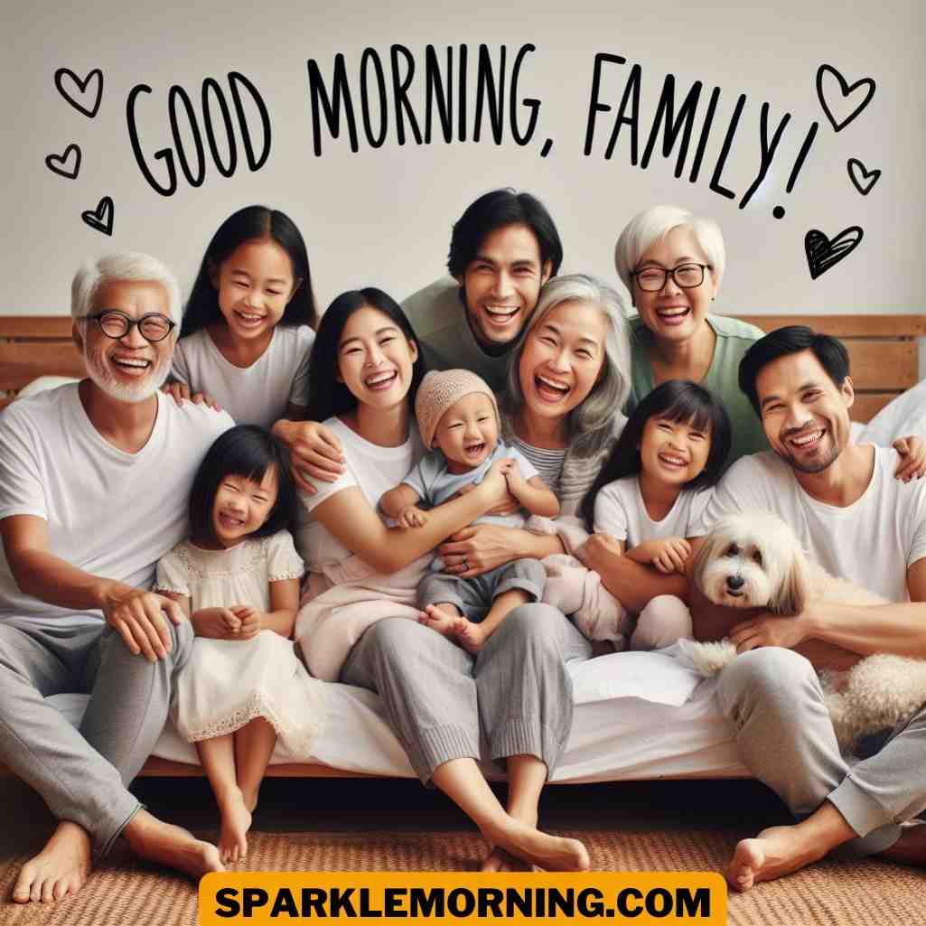 good morning family images