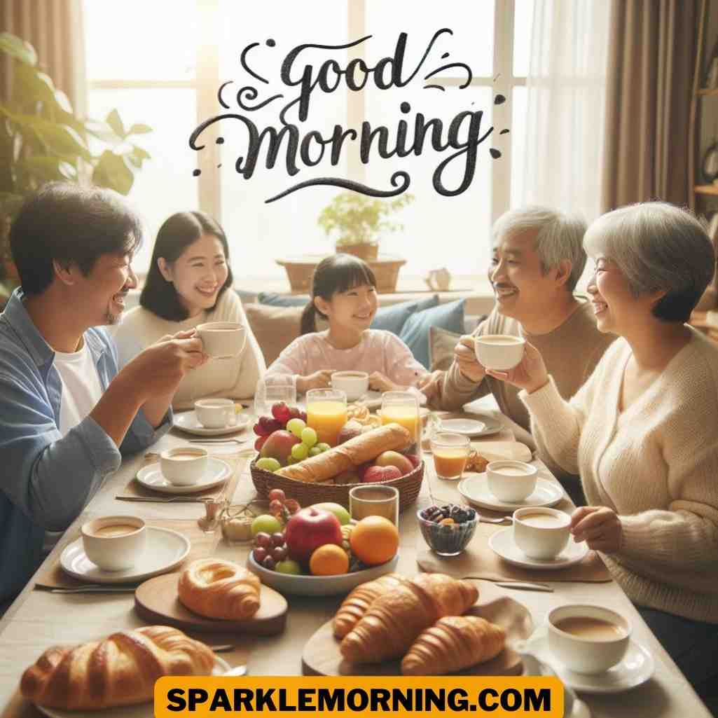 good morning family images