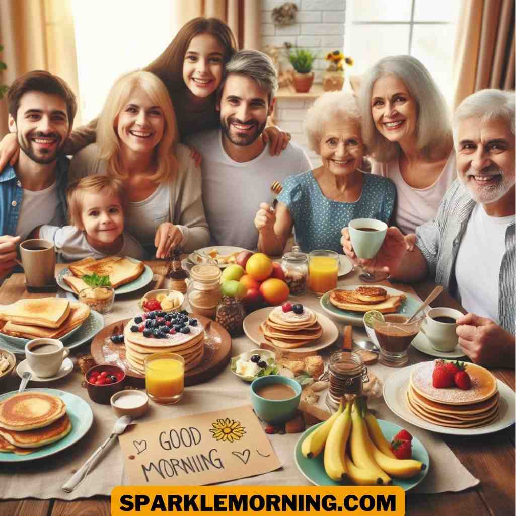 good morning family images