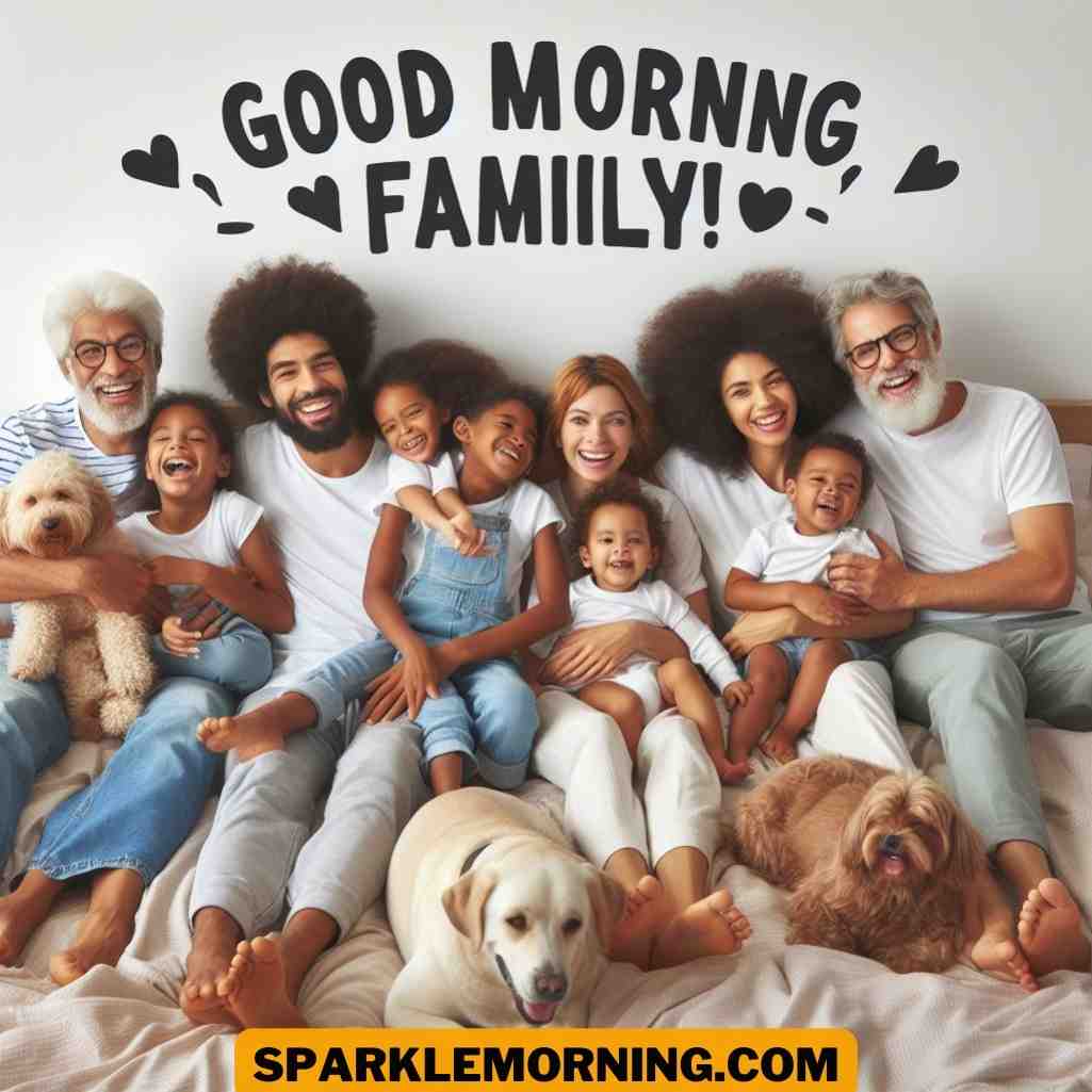 good morning family images